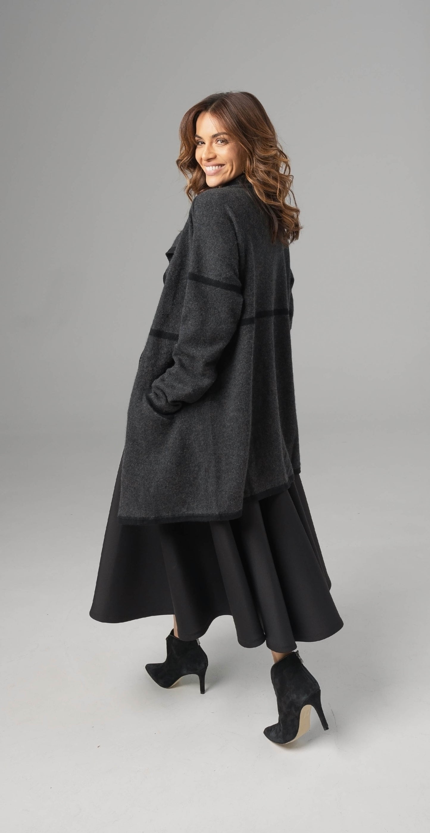 Oversized kašmirski kardigan 100% kašmir