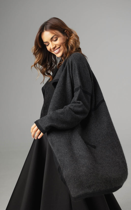 Oversized kašmirski kardigan 100% kašmir